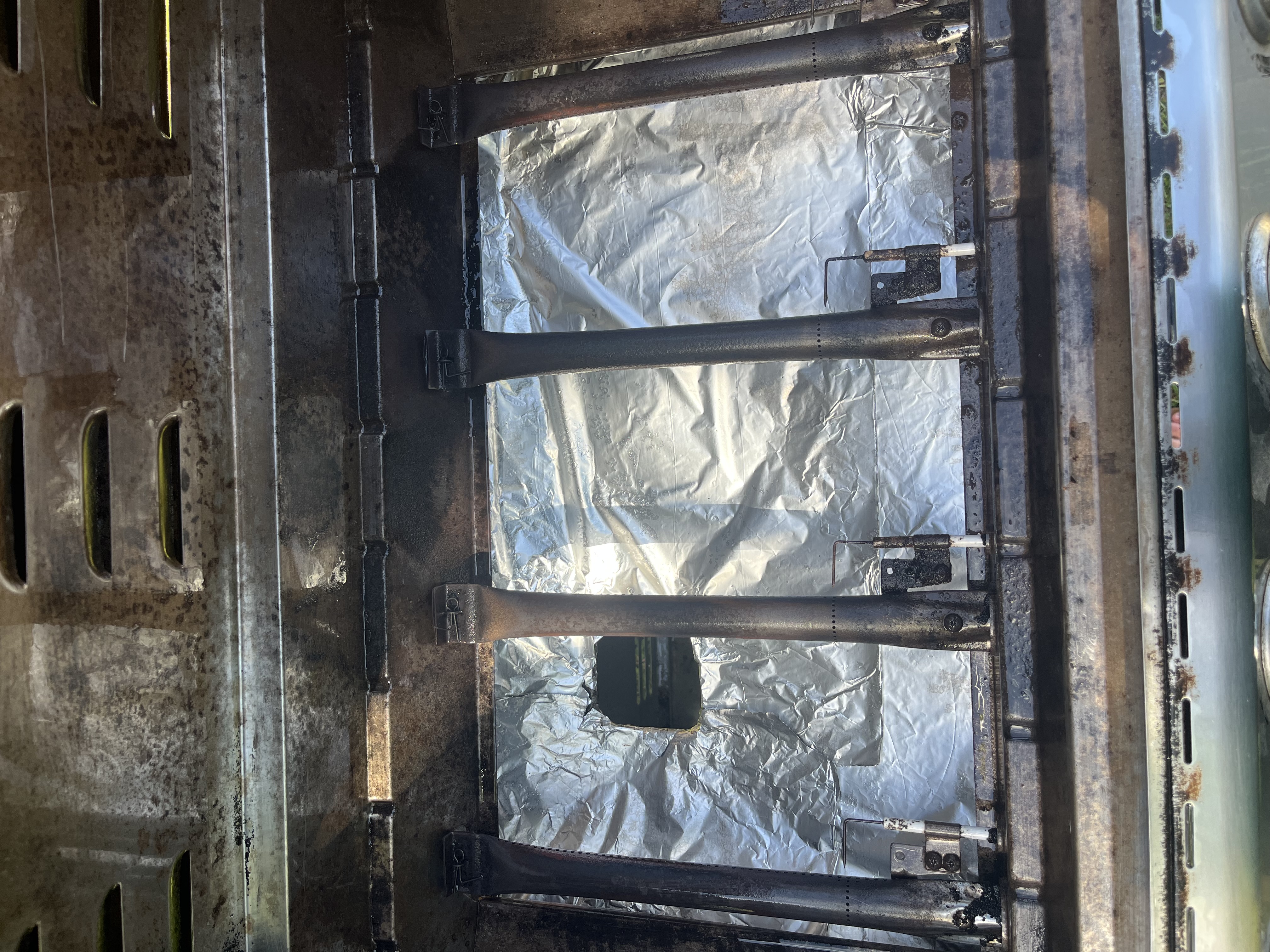 Grill after cleaning